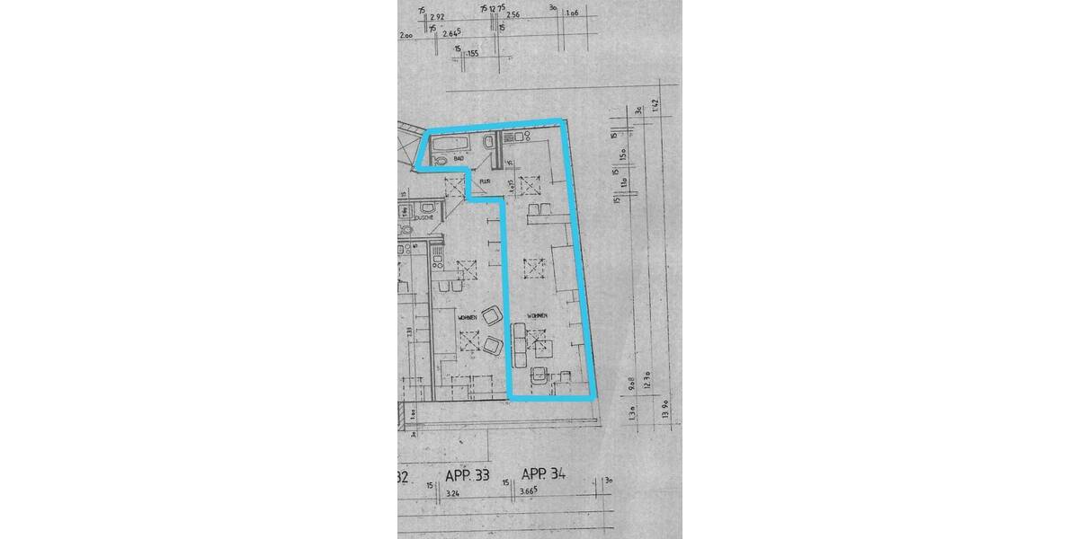 Etagenwohnung Würzburg Altstadt - 4 Zimmer, 135 m&sup2;, 649.000&euro; | Angebot:25996676