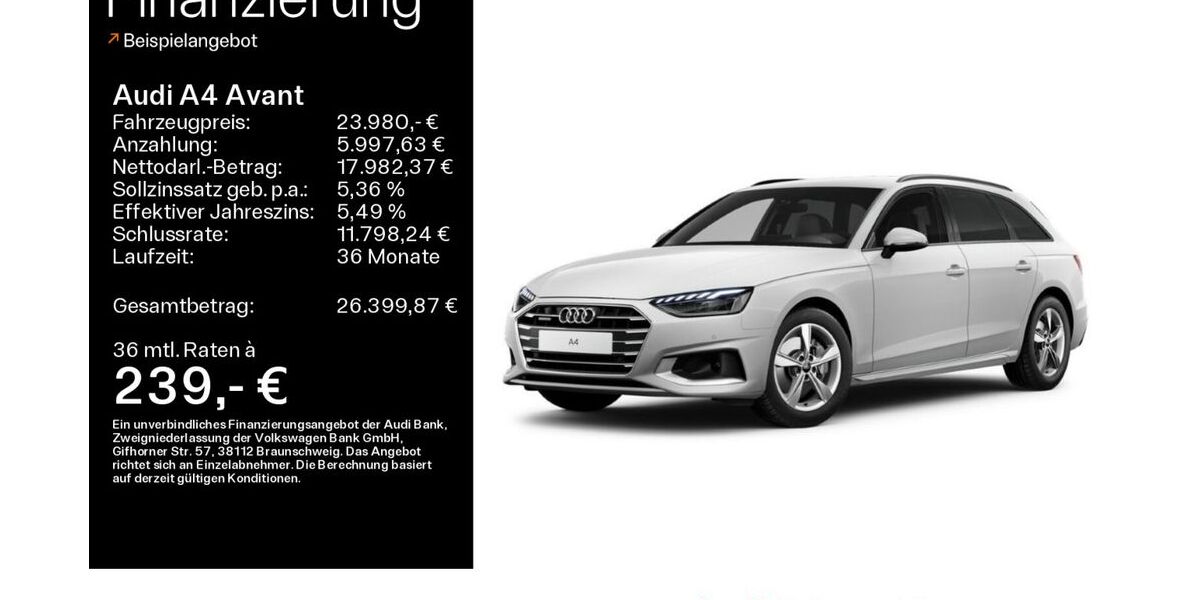 Audi A4 140.431 km 23.980 &euro; Haßfurt 97437