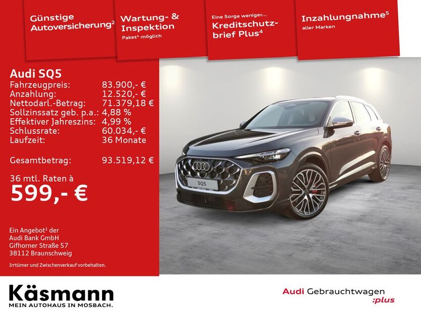 Audi SQ5 3.500 km 83.900 € Mosbach 74821