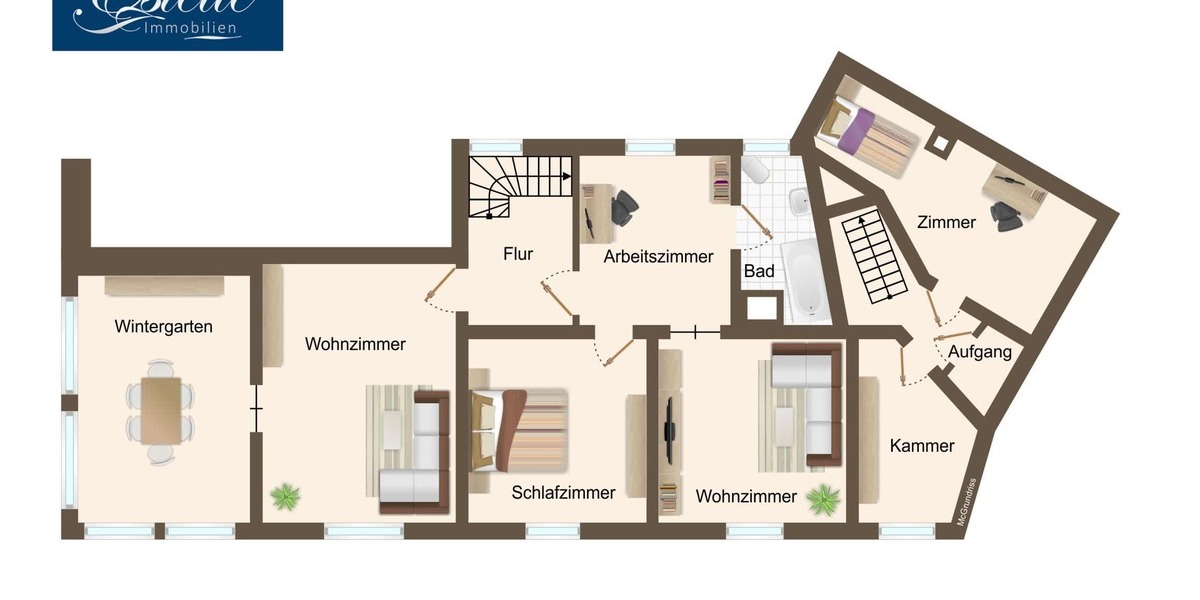 Zweifamilienhaus direkt am Leipziger Teich - Garten - Garage - Gasbrennwerttherme von 2016 7 zimmer