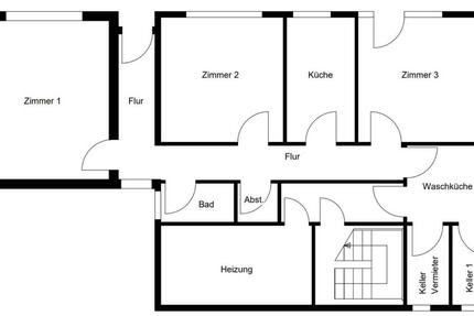 3-Zimmer-Wohnung mit Terrasse in ruhiger Lage 3 zimmer