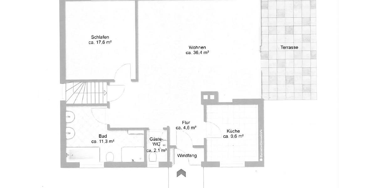 Bungalow Worpswede - 4 Zimmer, 133 m&sup2;, 263.000&euro; | Angebot:23541091