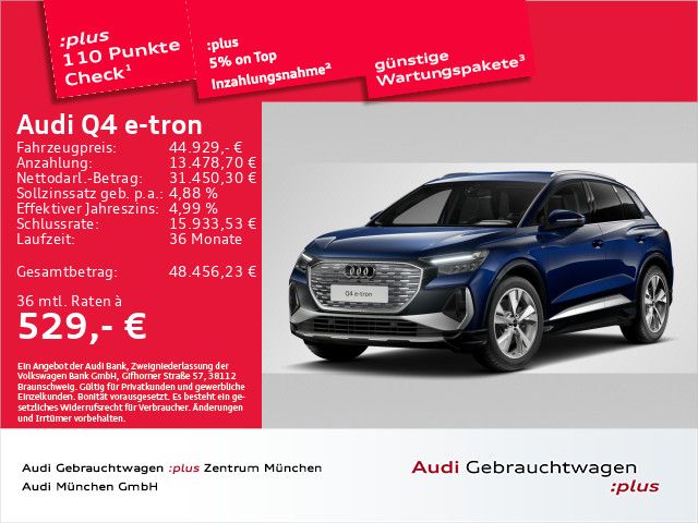 Audi Q4 e-tron 8.163 km 44.929 &euro; Eching 85386