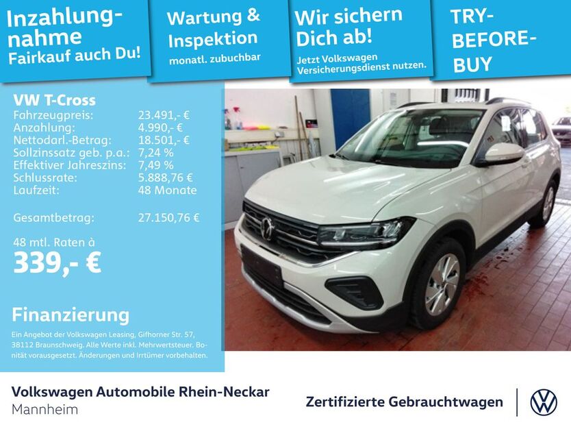 VW T-Cross 14.191 km 23.491 € Mannheim 68309