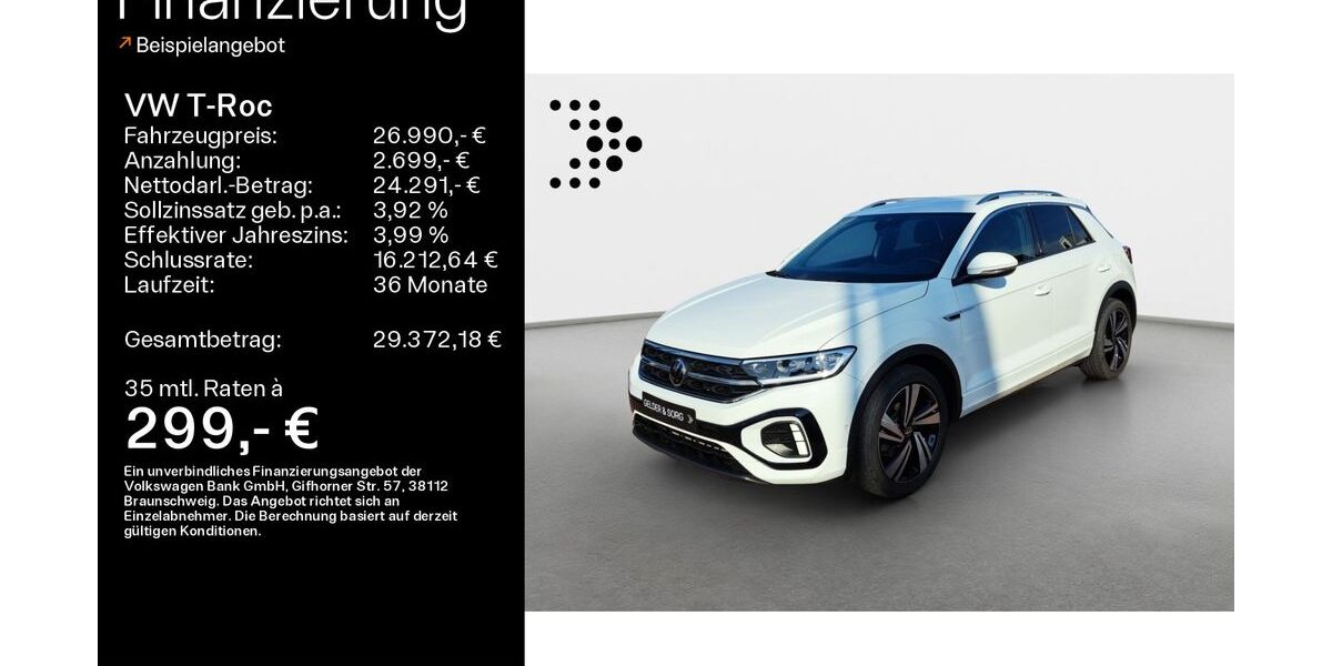 VW T-Roc 47.642 km 25.990 &euro; Lichtenfels 96215