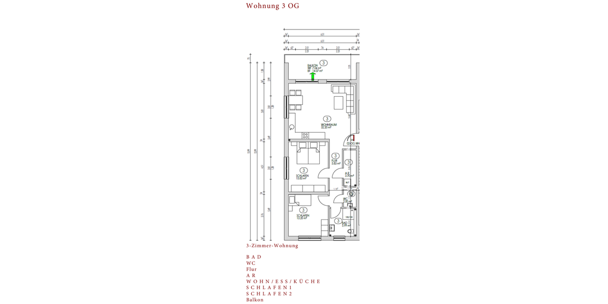 Achtung Lux-Pendler - Moderne Wohnung in Wasserliesch - KFW 55 Darlehen ab 1 % Zins möglich - Etagenwohnung Wasserliesch | Angebot:27339296