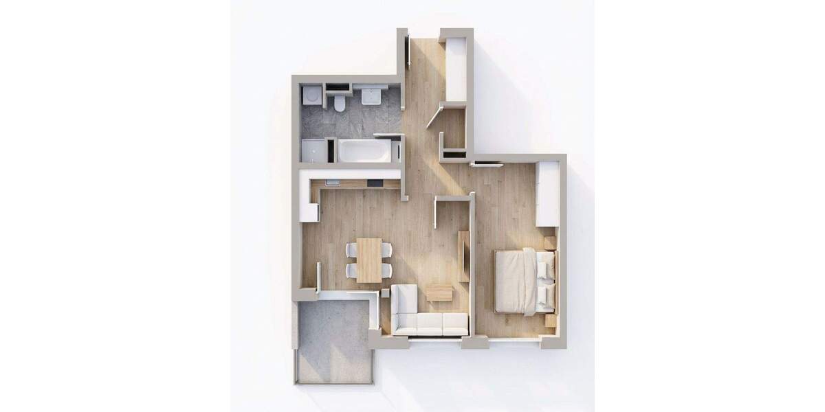 Etagenwohnung Dresden Naußlitz - 2 Zimmer, 56 m&sup2;, 334.700&euro; | Angebot:25387328