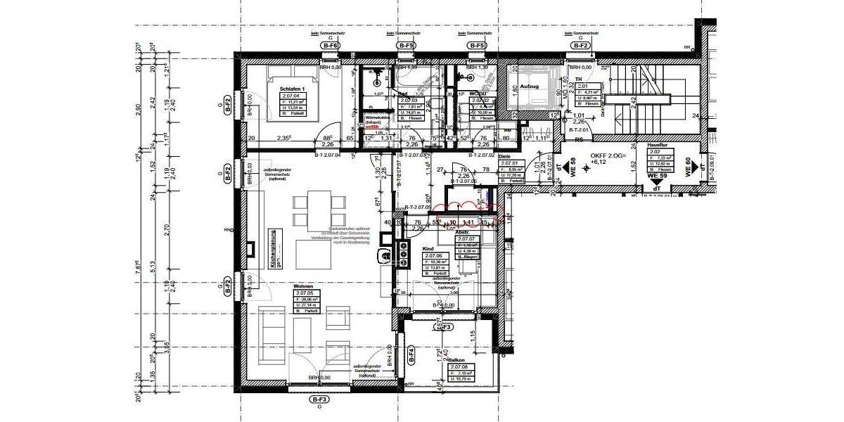 Etagenwohnung Neustadt in Holstein Neustadt - 3 Zimmer, 86 m&sup2;, 1.800&euro; | Angebot:26435090