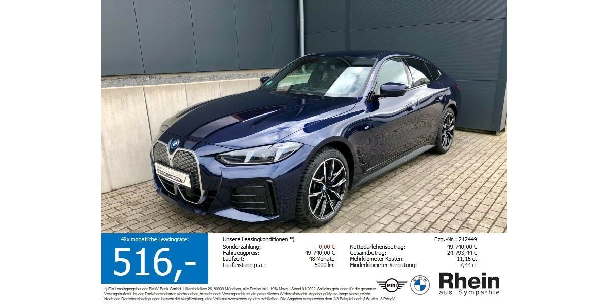BMW i4 23.992 km 47.999 &euro; Buchen- Hettingen 74722