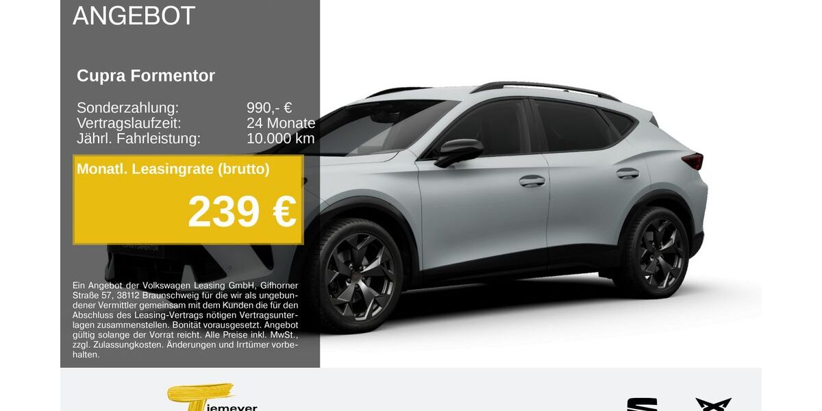 Cupra Formentor 25.671 km 32.760 &euro; Lüdenscheid 58513