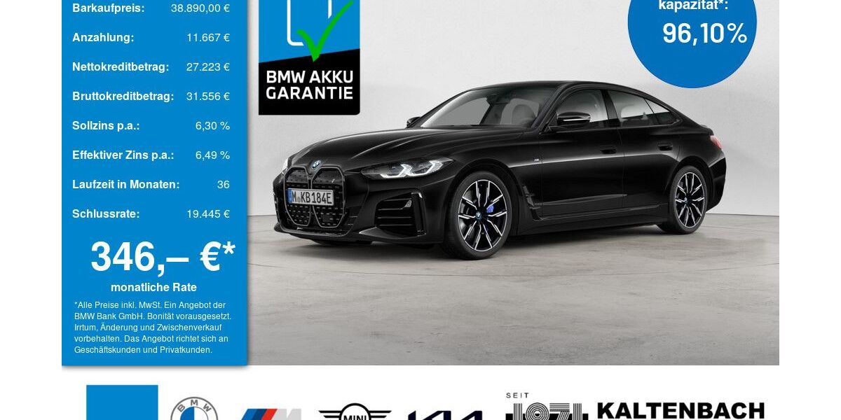 BMW i4 52.322 km 38.890 &euro; Wiehl 51674