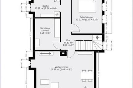 Charmante Dachgeschosswohnung zimmer