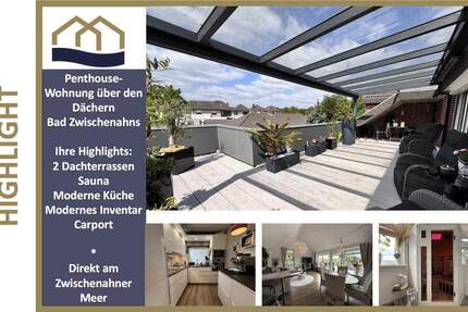 Einfach WOW- Ihre Ruheoase über den Dächern von Bad Zwischenahn mit Sauna und 2 großen Dachterrassen 3 zimmer