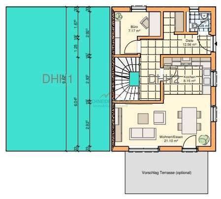 Doppelhaushälfte Bad Tölz - 5 Zimmer, 131 m&sup2;, 1.097.000&euro; | Angebot:26885867