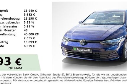 VW Golf 48.350 km 18.940 &euro; Nürnberg 90431
