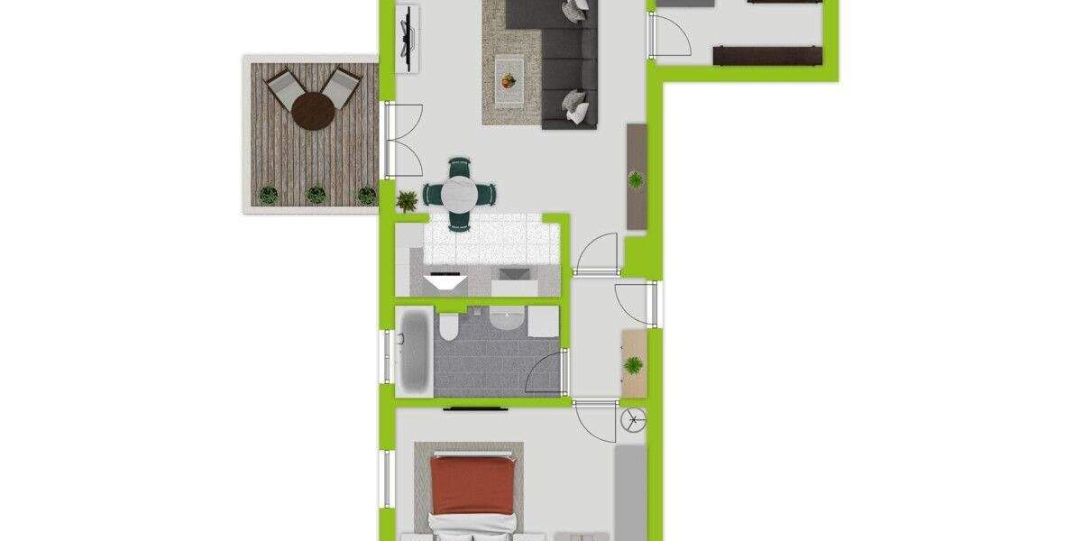 Etagenwohnung Uetersen - 2 Zimmer, 54 m&sup2;, 150.000&euro; | Angebot:25687559