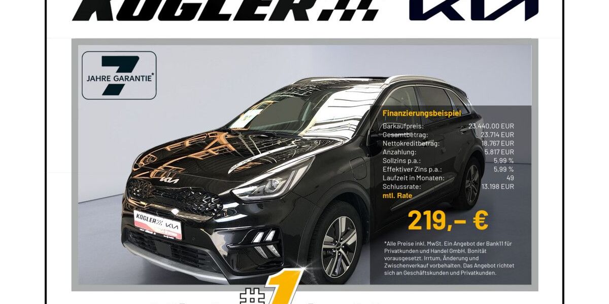 Kia Niro 31.800 km 23.440 € Rosbach | Frankfurt Nord 61191