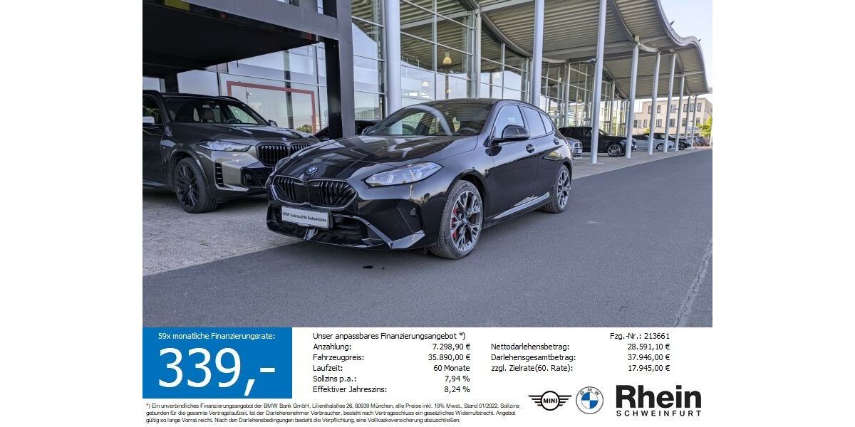 BMW 120 6.272 km 35.450 &euro; Schweinfurt 97424