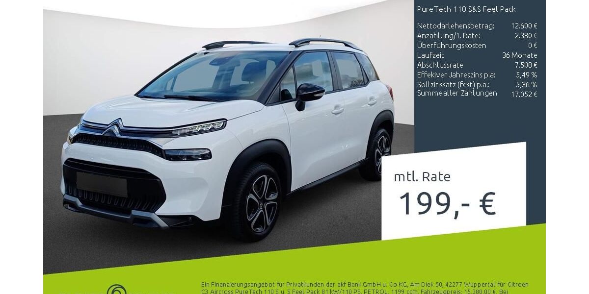 Citroen C3 Aircross 16.636 km 14.380 &euro; Dortmund 44263