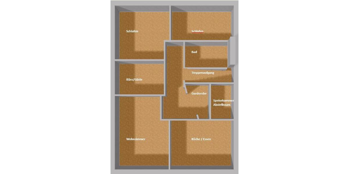 Dachgeschoßwohnung Geiselhöring - 4 Zimmer, 89 m&sup2;, 800&euro; | Angebot:25310536