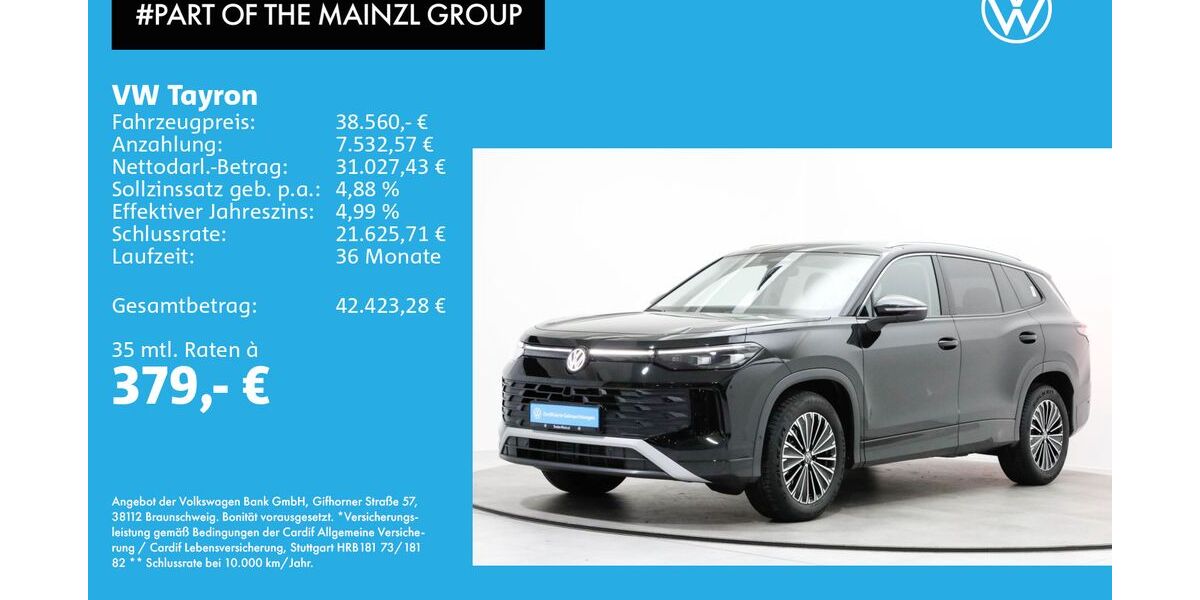 VW Tayron 8.800 km 37.920 &euro; Bad Reichenhall 83435