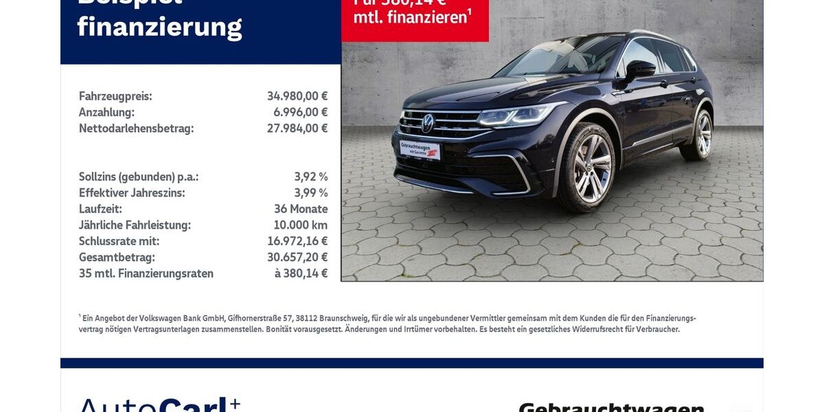 VW Tiguan 59.000 km 33.980 &euro; Plauen 08527
