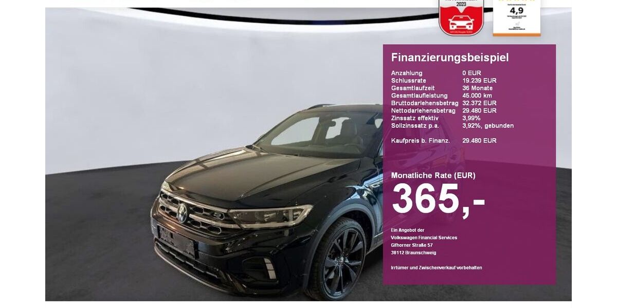 VW T-Roc 26.100 km 29.480 &euro; Albbruck 79774