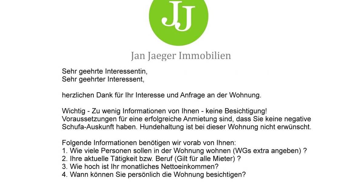 Etagenwohnung Norderstedt Glashütte - 2 Zimmer, 63 m&sup2;, 650&euro; | Angebot:26451502