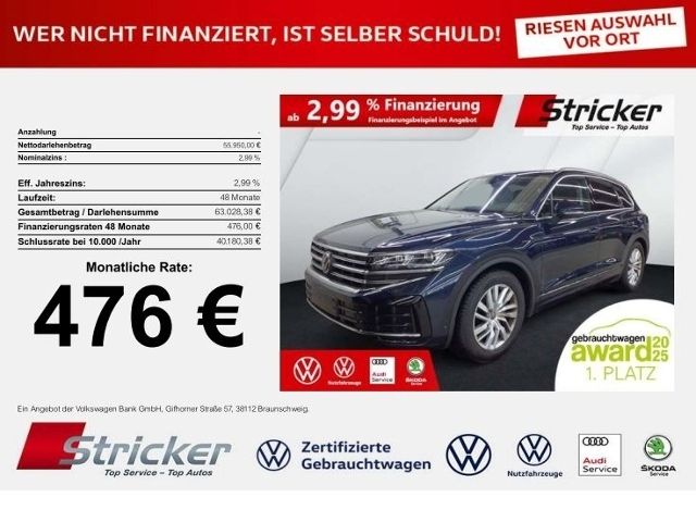VW Touareg 25.591 km 55.949 € Horn-Bad Meinberg 32805