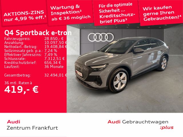 Audi Q4 e-tron 55.037 km 28.850 &euro; Frankfurt am Main 60314