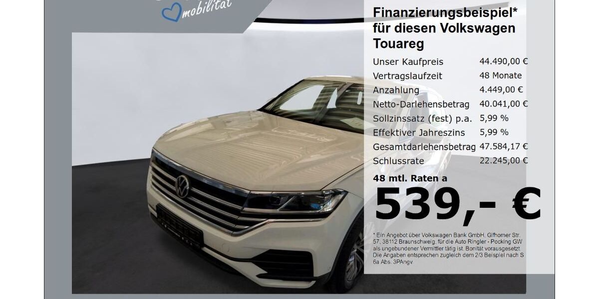 VW Touareg 26.251 km 44.490 &euro; Pocking 94060