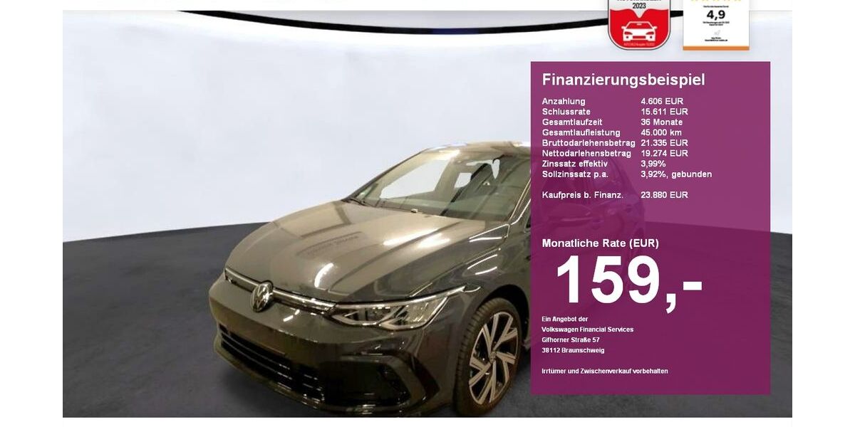 VW Golf 17.500 km 23.880 &euro; Albbruck 79774