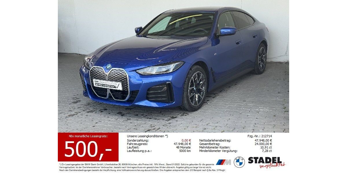 BMW i4 24.077 km 47.376 &euro; Heilbronn 74074
