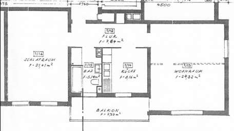 Etagenwohnung Gießen - 2 Zimmer, 70 m&sup2;, 156.000&euro; | Angebot:26148637