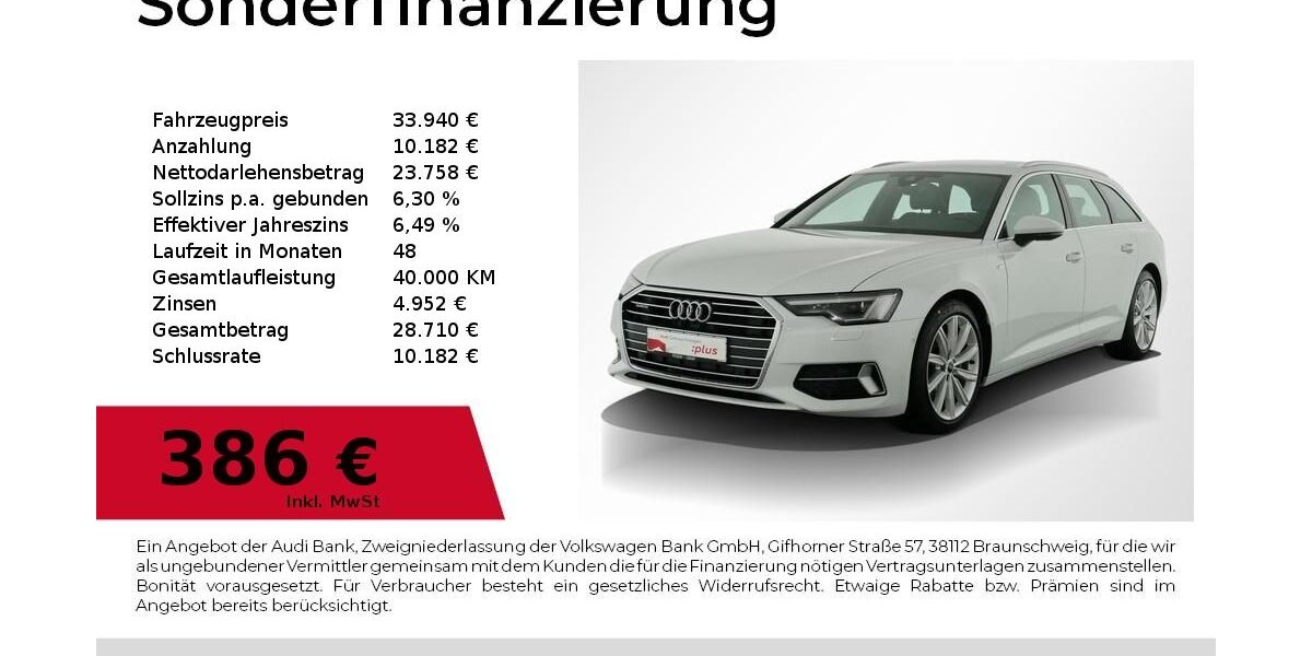 Audi A6 62.600 km 33.940 &euro; Nürnberg 90411