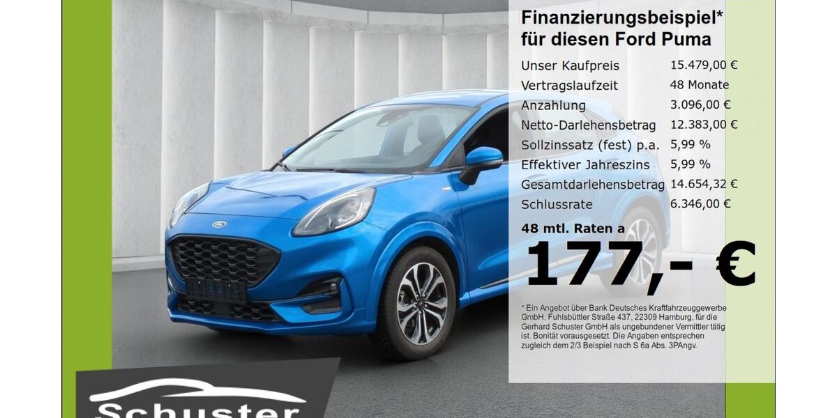 Ford Puma 79.830 km 14.479 &euro; Ruhstorf 94099