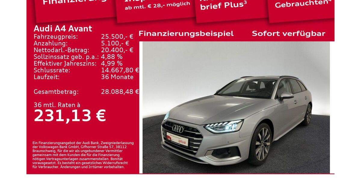 Audi A4 57.550 km 25.500 &euro; Berlin 12489