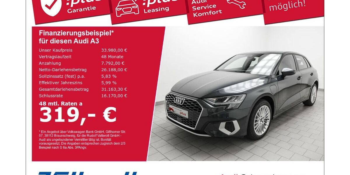 Audi A3 6.132 km 33.980 &euro; Holzminden 37603