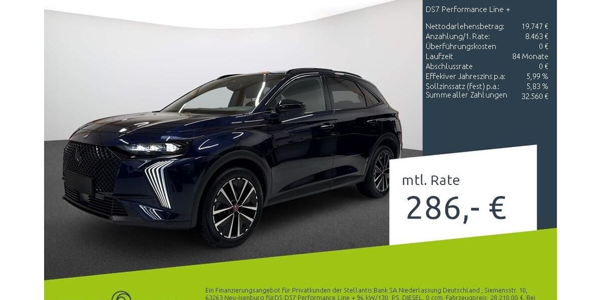 DS Automobiles DS7 (Crossback) 34.131 km 27.889 &euro; Dülmen 48249