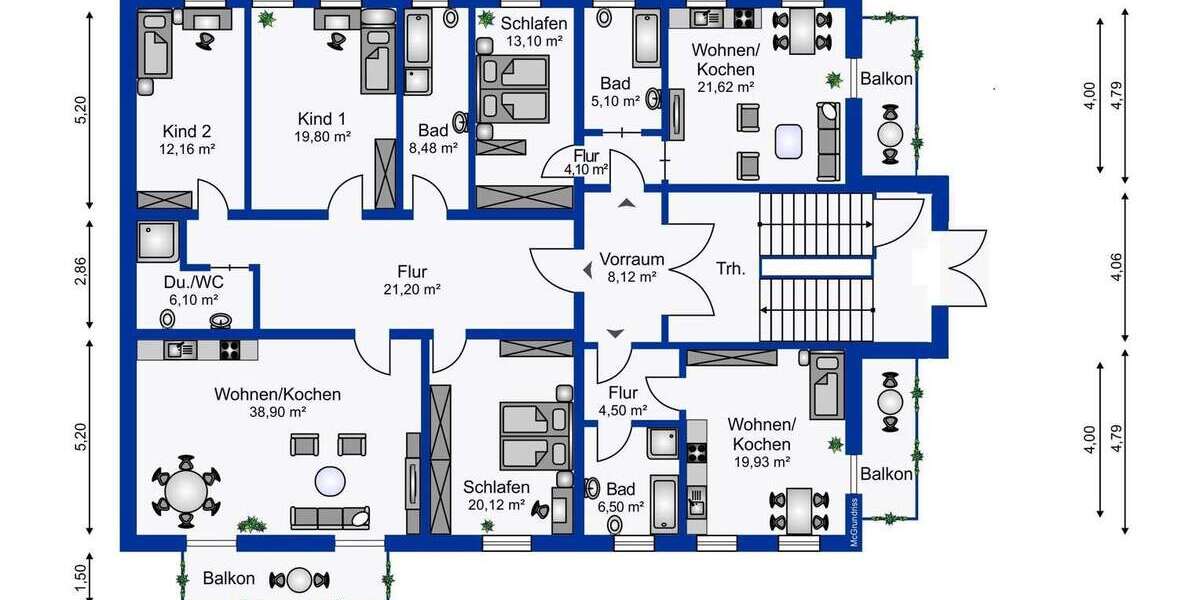 Etagenwohnung Limbach - 5 Zimmer, 130 m&sup2;, 206.000&euro; | Angebot:25880337