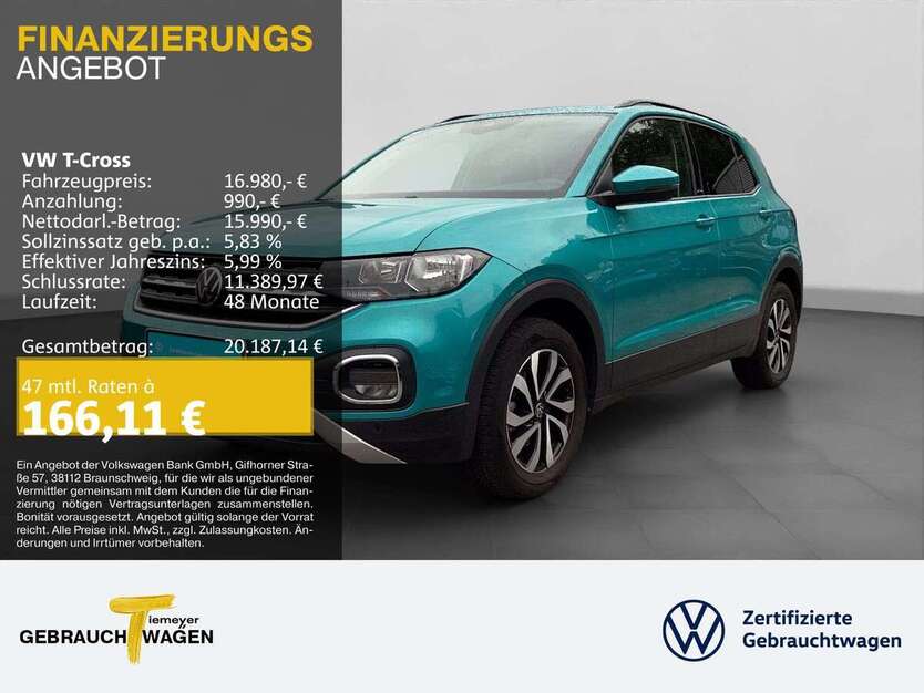 VW T-Cross 29.680 km 16.980 € Herne 44653