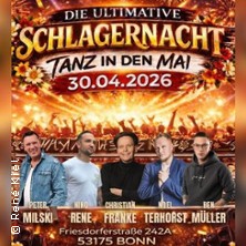 Die ultimative Schlagernacht 30.04.2026 Schützenhaus Friesdorf