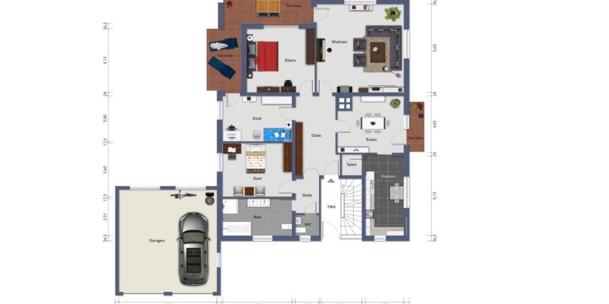 Erdgeschoßwohnung Biberach an der Riß - 5 Zimmer, 120 m&sup2;, 380.000&euro; | Angebot:26845808