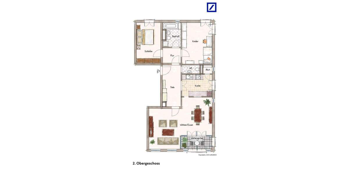 Etagenwohnung Falkensee - 3 Zimmer, 97 m&sup2;, 435.000&euro; | Angebot:25251532