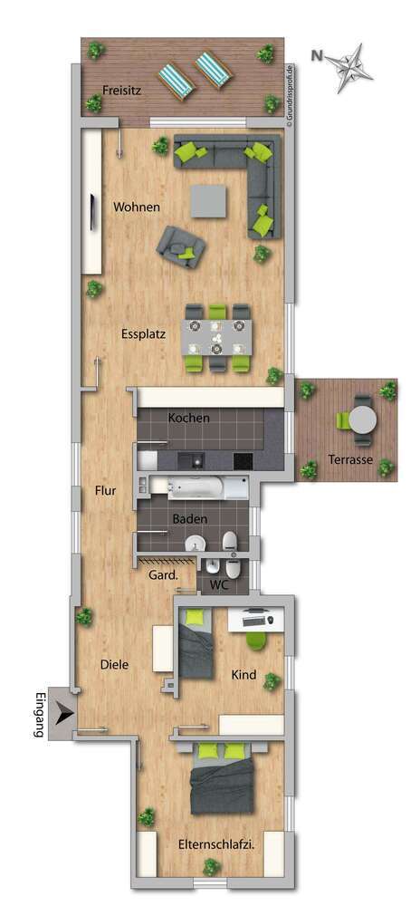 Wohnung zum Mieten in Velburg 860 € 122 m²