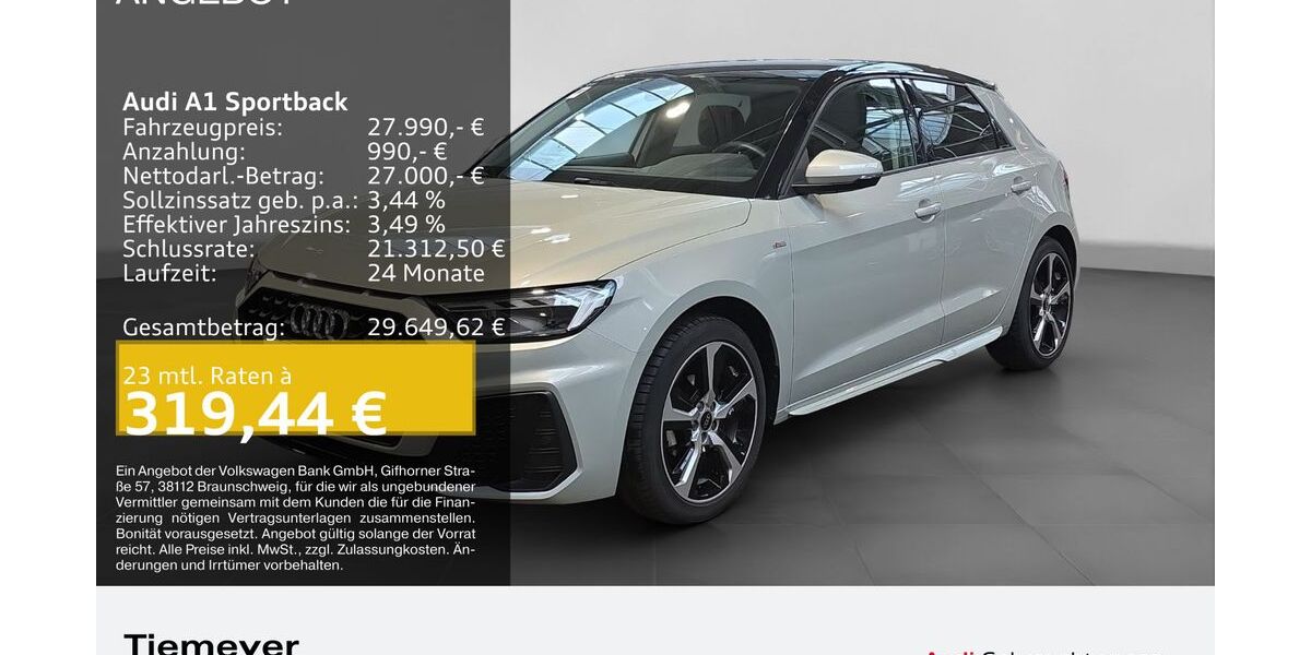 Audi A1 6.037 km 26.350 &euro; Plettenberg 58840