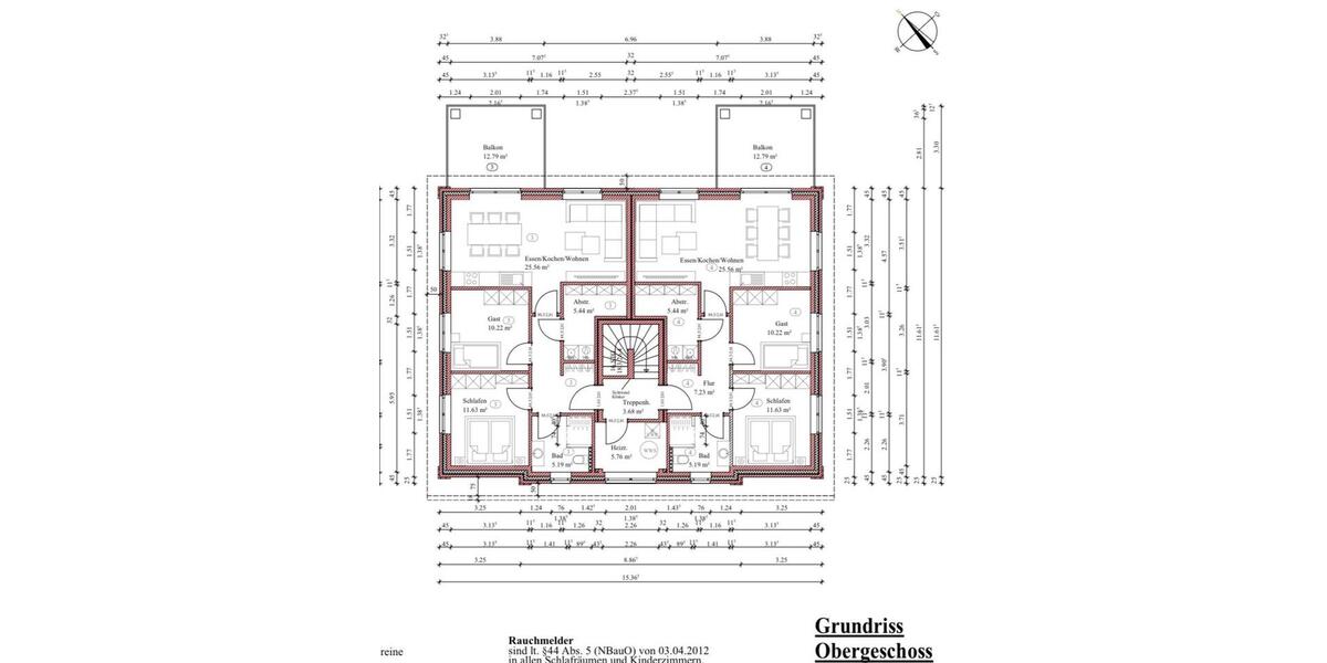 Etagenwohnung Werlte - 3 Zimmer, 70 m&sup2;, 750&euro; | Angebot:26272829