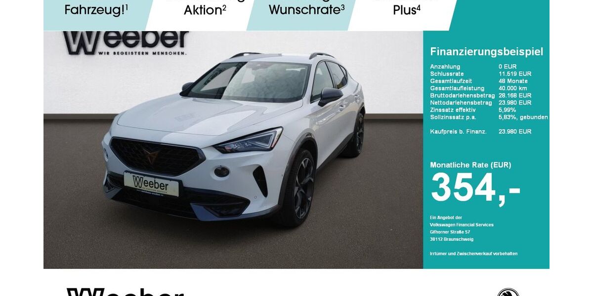 Cupra Formentor 54.888 km 23.750 &euro; Calw 75365