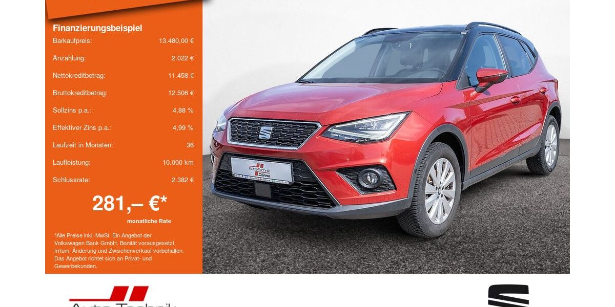 Seat Arona 91.236 km 13.480 &euro; Wittenberge 19322