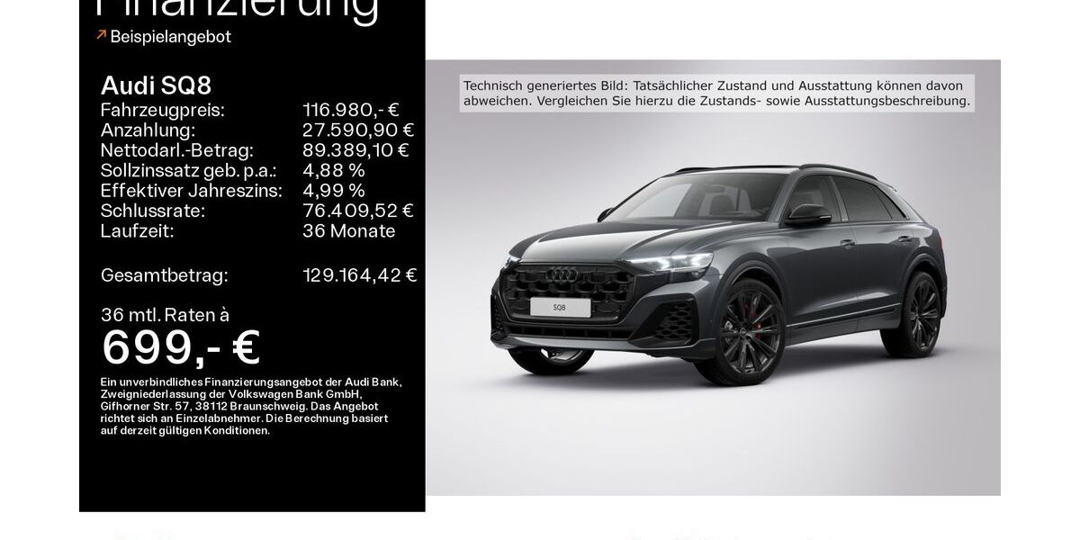 Audi SQ8 12.087 km 115.980 &euro; Oberursel 61440